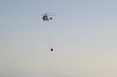 Eskişehir'deki Orman Yangınına 4 Helikopterle Müdahale Sürüyor