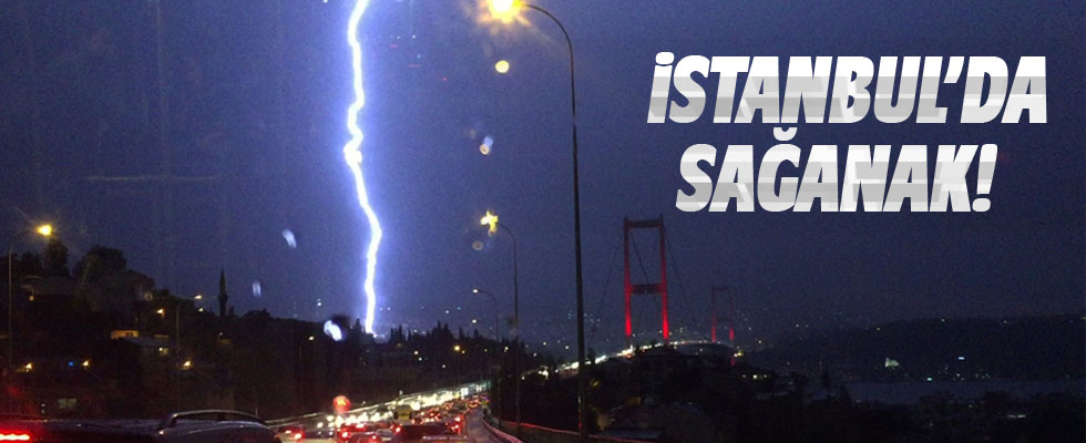 İstanbul’da şiddetli yağış