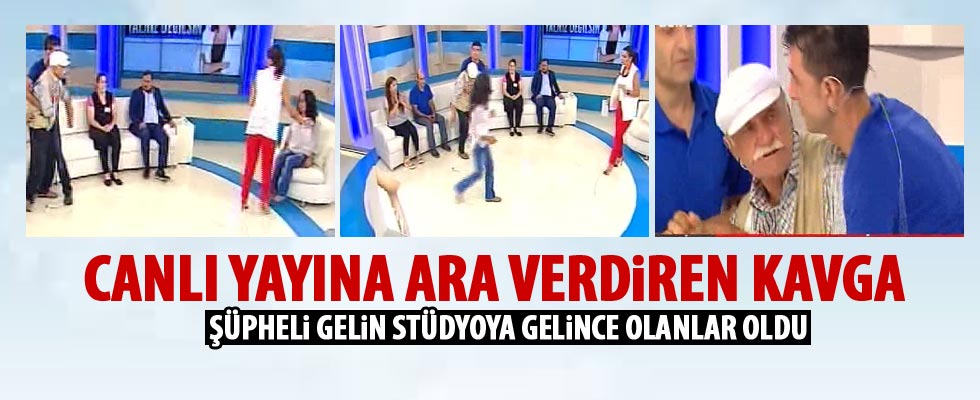 Suçlanan gelin stüdyoya gelince olanlar oldu