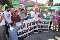 Hasankeyf'te Baraj Protestosu