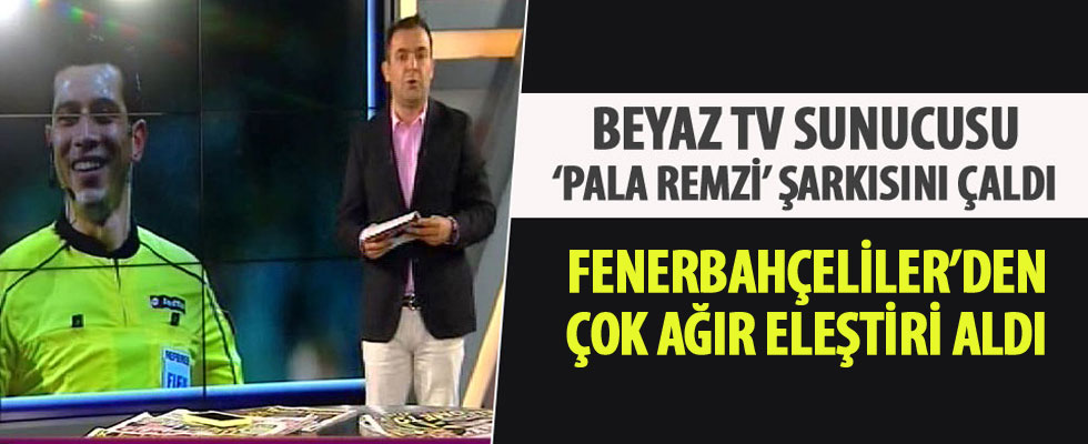 Beyaz TV sunucusu Fenerbahçe taraftarını kızdırdı