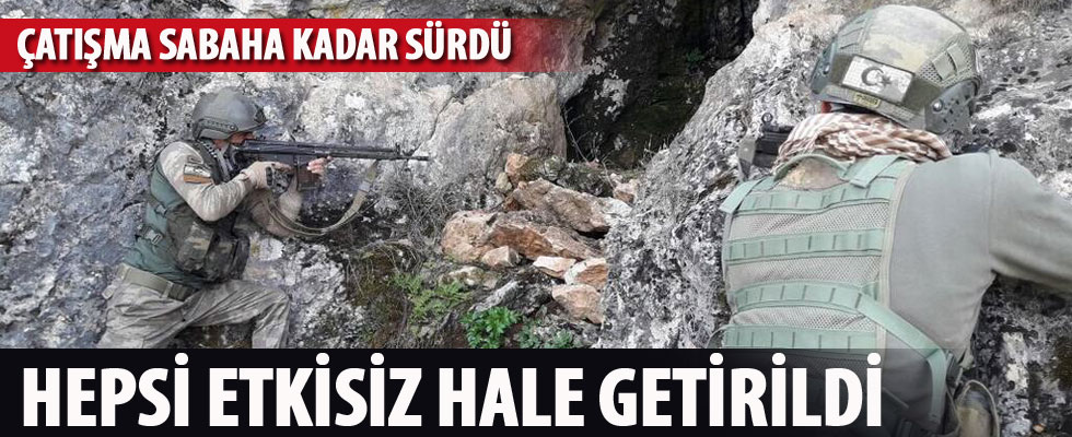 Elazığ'da 7 terörist etkisiz hale getirildi