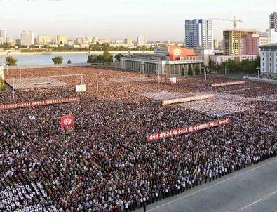 Kuzey Kore'de ABD karşıtı miting