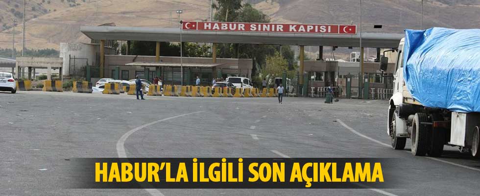 Habur'dan geçişlere sıkı kontrol