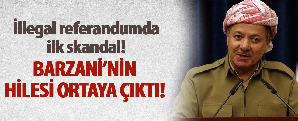 İllegal referandumda ilk skandal ortaya çıktı!