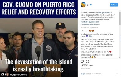 Jenniffer Lopez, Potro Riko'ya 1 Milyon Dolar Bağışladı