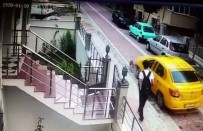 TAKSİ ŞOFÖRÜ - Minik Köpeği Ezen Taksi Şoförünün Ardına Bakmadan Kaçması Kamerada