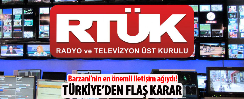 RTÜK, IKBY televizyonu Rudaw'ın Türksat'tan çıkarılmasına karar verdi