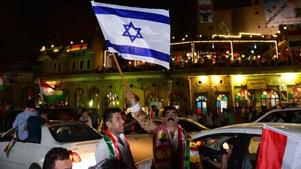 Erbil'de sonuç açıklanmadan kutlama başladı... Kutlamada dikkat çeken kare