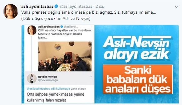 Aslı Aydıntaşbaş'tan akıllara ziyan savunma