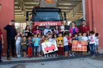 YANGIN TATBİKATI - Minikler İtfaiye Haftasında İtfaiyecileri Yalnız Bırakmadı