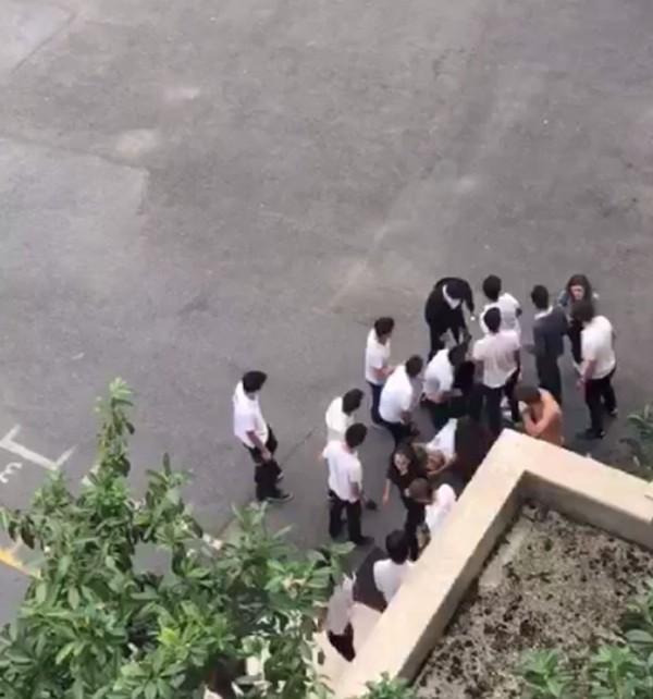 Ataköy Anadolu Lisesi'nde dehşet anları