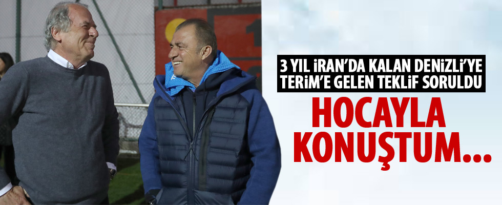 Mustafa Denizli'den Terim açıklaması