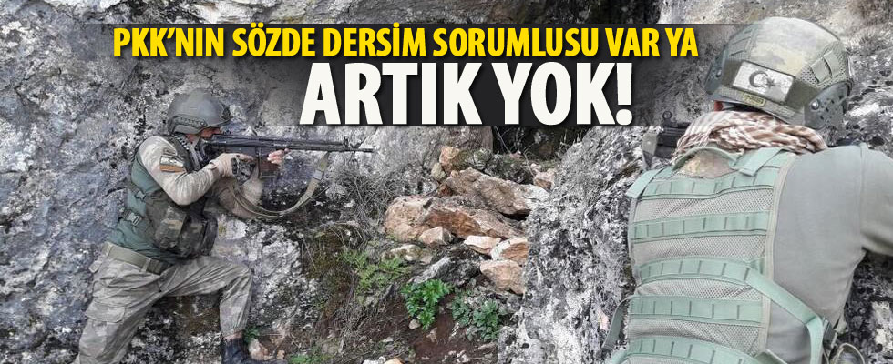 PKK'ya ağır darbe: Sözde Dersim sorumlusu öldürüldü