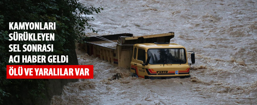 Rize'de yağış heyelanlara neden oldu