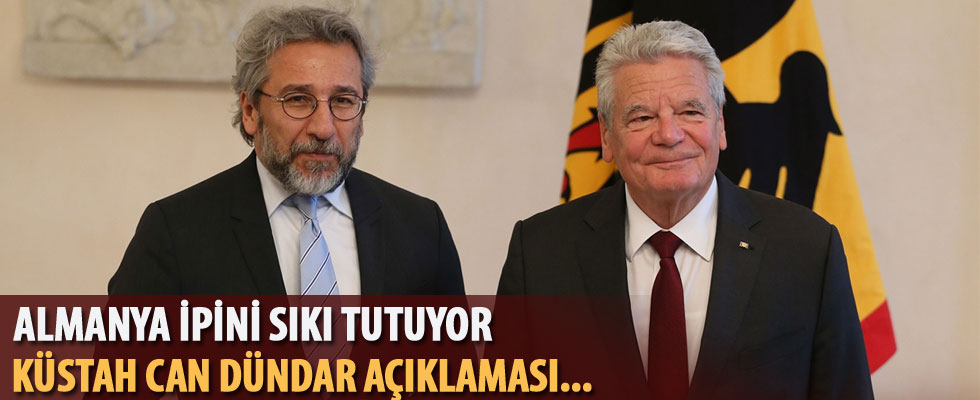 Almanya'dan Can Dündar açıklaması