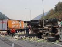 BOLU DAĞı - Anadolu Otoyolu'nda trafik kazası: 3 yaralı