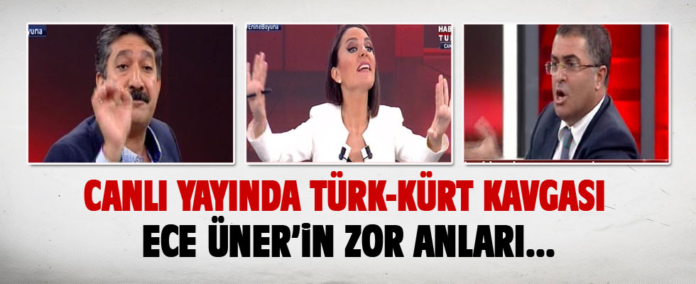 Canlı yayında hararetli Türk-Kürt kavgası