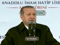 İMAM HATİPLER - Cumhurbaşkanı Erdoğan: 'Ölü yıkayıcı mı olacaksınız?' dediler