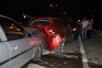 Düzce'de 4 Araç Birbirine Girdi Açıklaması 1 Yaralı