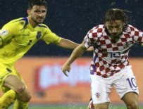 Hırvatistan-Kosova maçı yağış nedeniyle tatil edildi