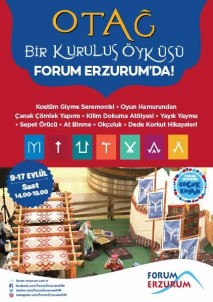 Forum Erzurum'dan 'Otağ, Bir Kuruluş Öyküsü' Etkinliği