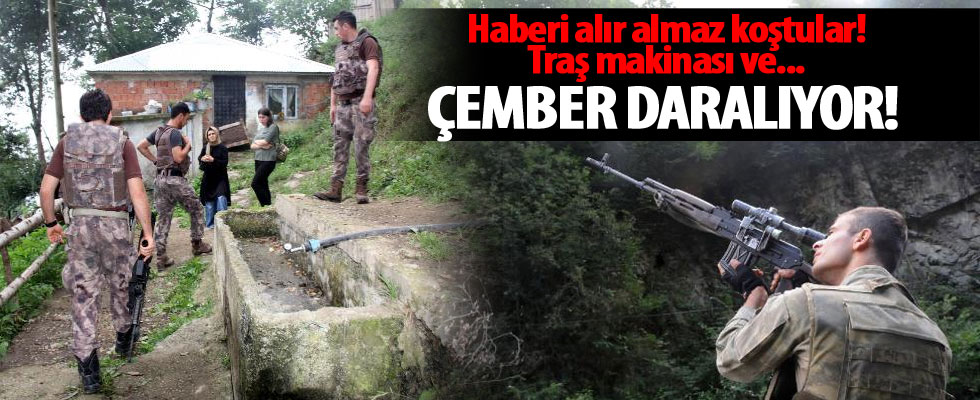 Maçka’da gıda maddesi çalınan evlerde terörist izi sürüyor