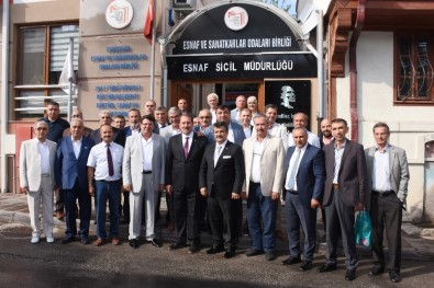 Karacan'dan Esnaf Odaları Birliği'ne Ziyaret