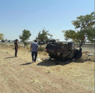 Konya'da Otomobil Şarampole Yuvarlandı Açıklaması 1 Ölü, 2 Yaralı