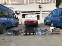 ALKOLLÜ İÇKİ - Mersin'de 444 Şişe Kaçak İçki Ele Geçirildi