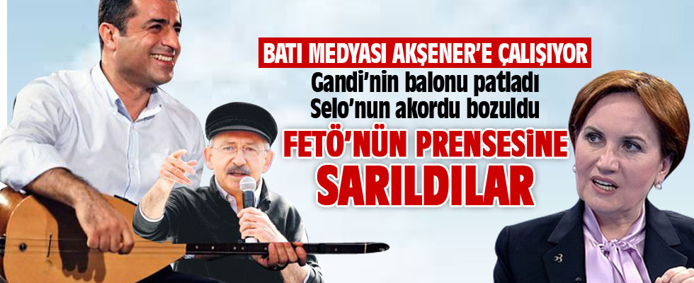 'Gandi' ile 'türkücü'den sonra Akşener'e sarıldılar