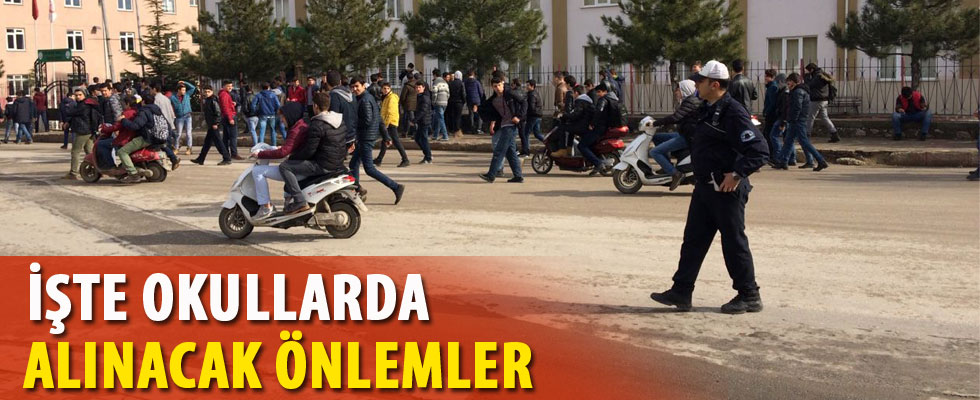 İşte okullarda alınacak önlemler