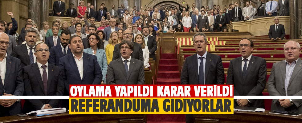 İspanya'da Katalonya referanduma gidiyor