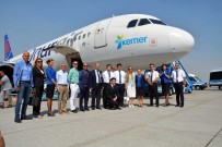 MUSTAFA CİHAD FESLİHAN - Kemer Logolu Uçak İlk Uçuşunu Yaptı