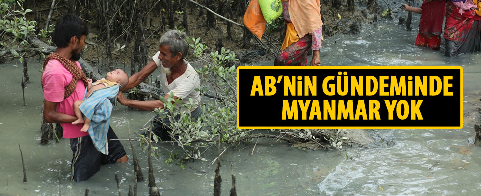 AB'nin gündeminde Myanmar yok