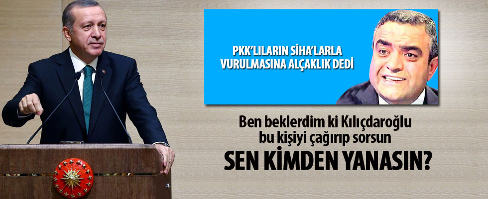 Erdoğan'dan Tanrıkulu'na: Sen kimden yanasın?