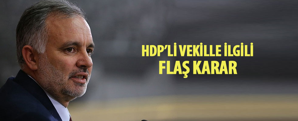 HDP'li milletvekili Ayhan Bilgen tahliye edildi