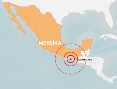 Meksika'da 8,1 büyüklüğünde deprem oldu