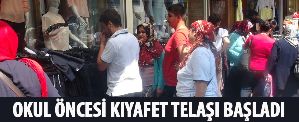 Okul öncesi kıyafet telaşı başladı