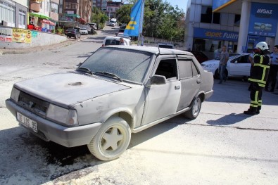 Bir Saat Önce Aldığı Araç Yandı