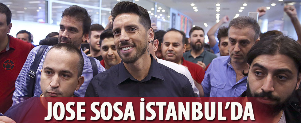 Sosa, İstanbul'a geldi