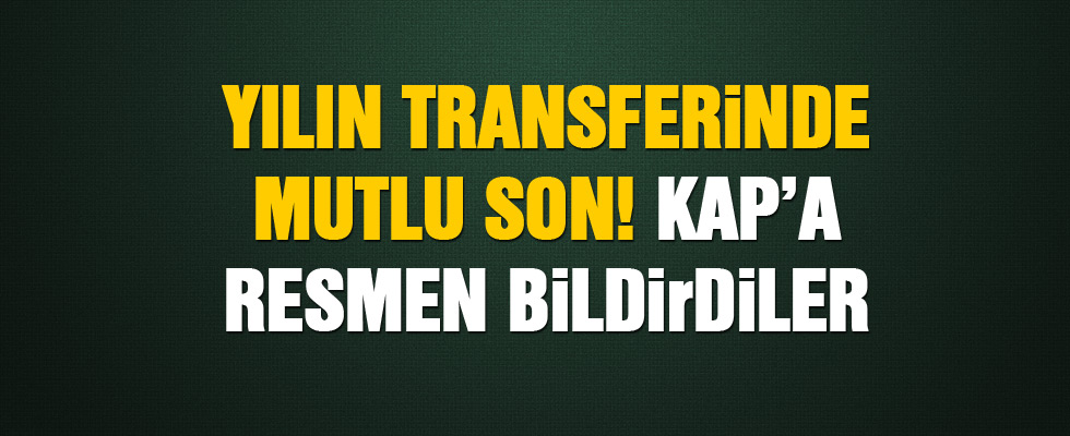 Trabzonspor Sosa transferini açıkladı