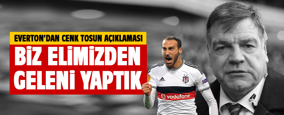 Everton'dan Cenk Tosun açıklaması