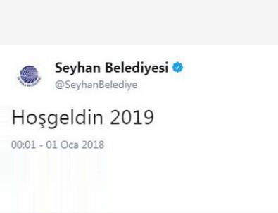 Seyhan Belediyesi 2019'u karşıladı