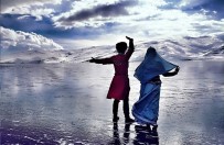 ÇıLDıR GÖLÜ - Buzla Kaplı Çıldır Gölünde Kafkas Gösterisi