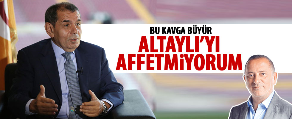 Dursun Özbek: Fatih Altaylı'yı affetmiyorum