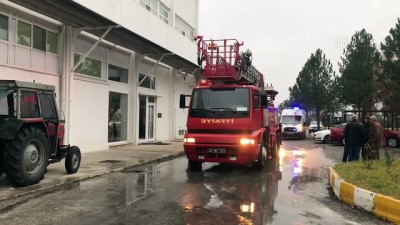 Edirne'de Fabrikada Çıkan Yangın Söndürüldü