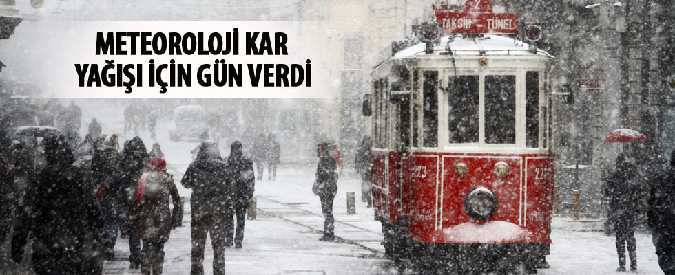 İstanbul'a kar ne zaman gelecek?
