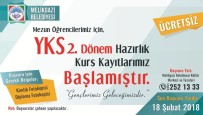 Melikgazi Belediyesi YKS 2. Dönem Kurs Kayıtları Başladı