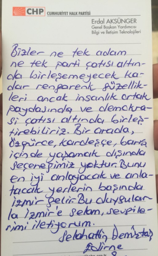 CHP'li Aksünger, cezaevinde bulunan Demirtaş'ı ziyaret etti